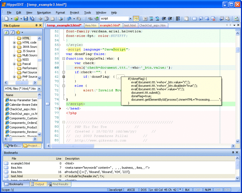 HippoEDIT Screenshot